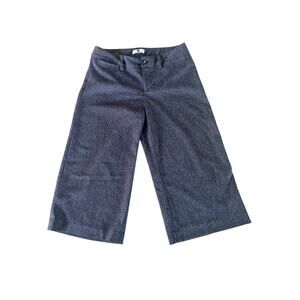 Women’s GAP Black/Gray Cropped Wide Leg GAP Pants Size 6